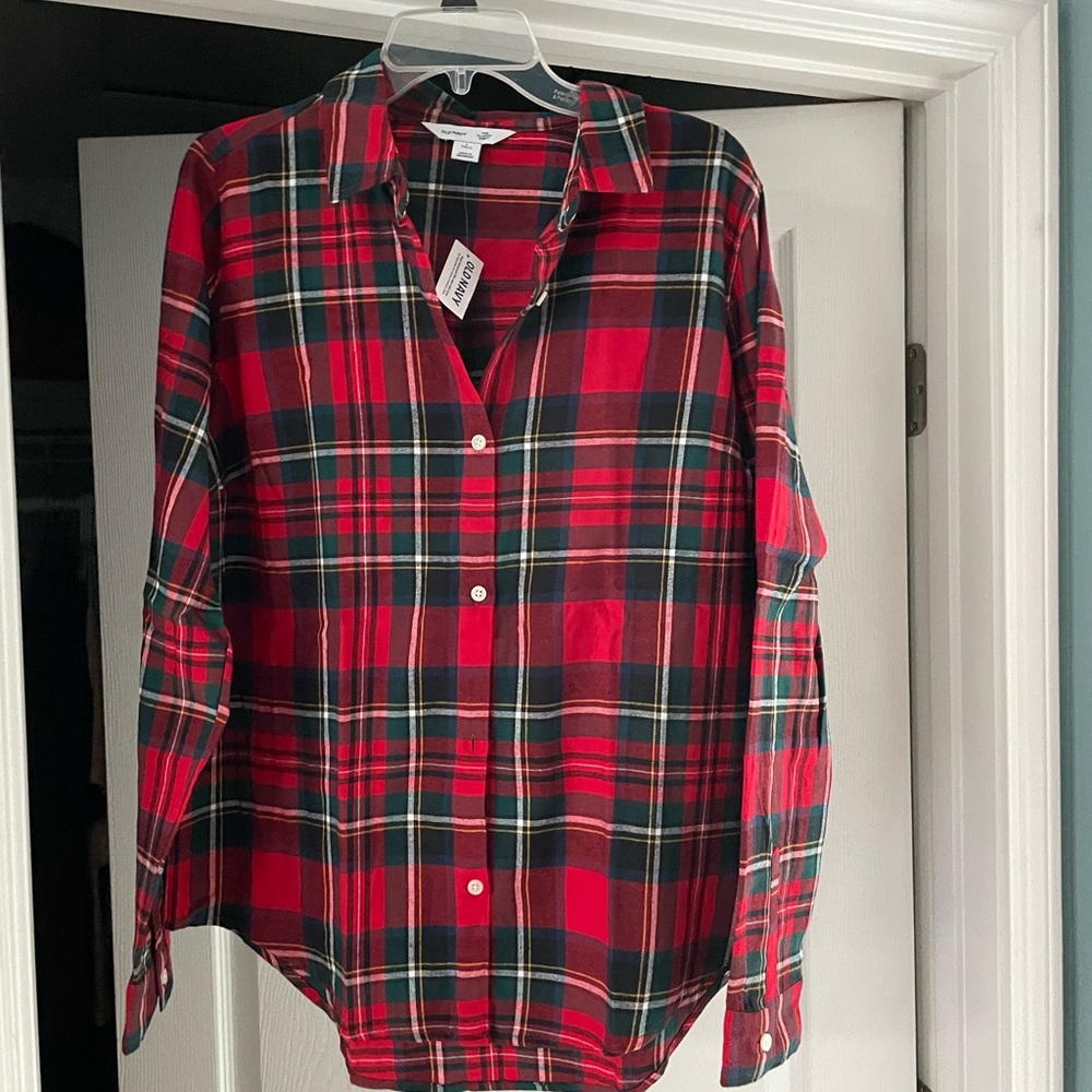 Flannel button down